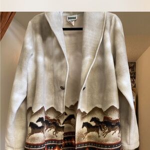 Style Women's Jacket - Gray and Brown